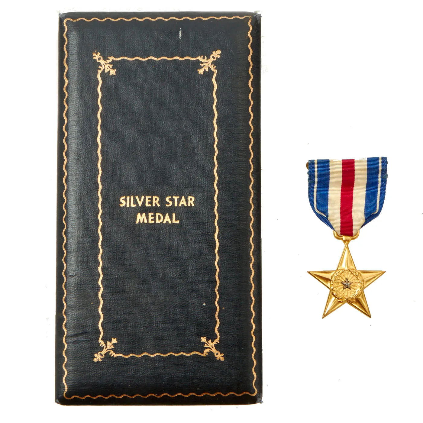 Original U.S. WWII 3rd Infantry Division with Engraved Silver Star Medal and Research Binder