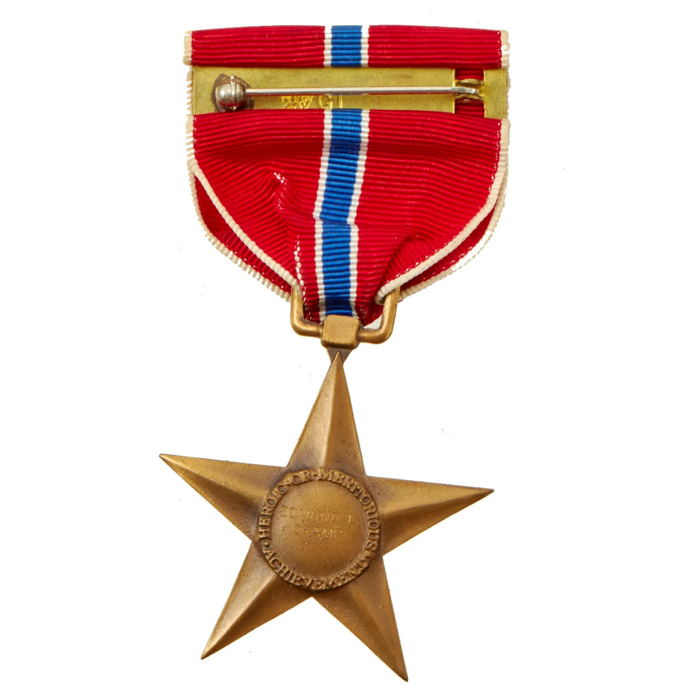 Original U.S. WWII 3rd Infantry Division with Engraved Silver Star Medal and Research Binder