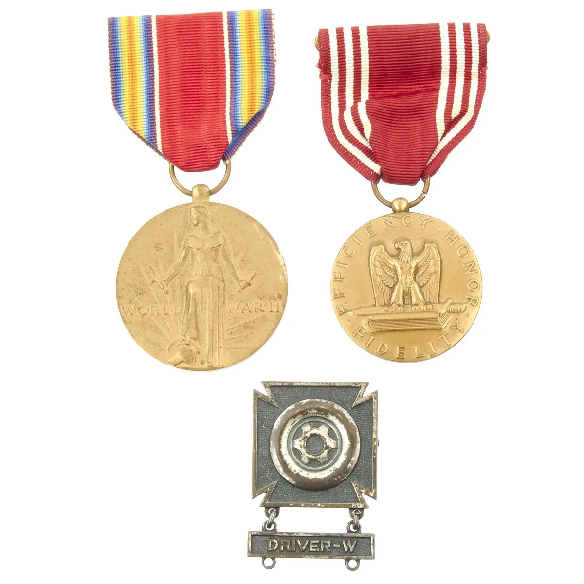 Original U.S. WWII 601st Tank Destroyer Battalion Grouping - Bronze Star with Citation