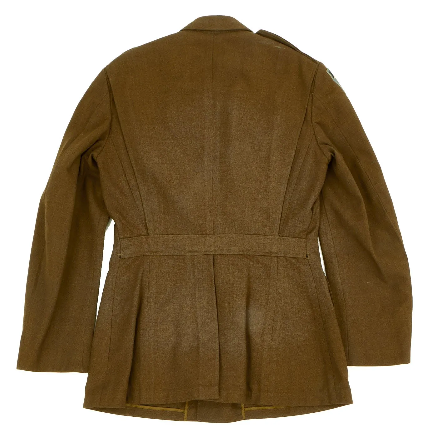 Original U.S. WWII 82nd Airborne - 1st Allied Airborne Class A Uniform Jacket with Invasion Arrowhead ETO and Purple Heart Ribbon