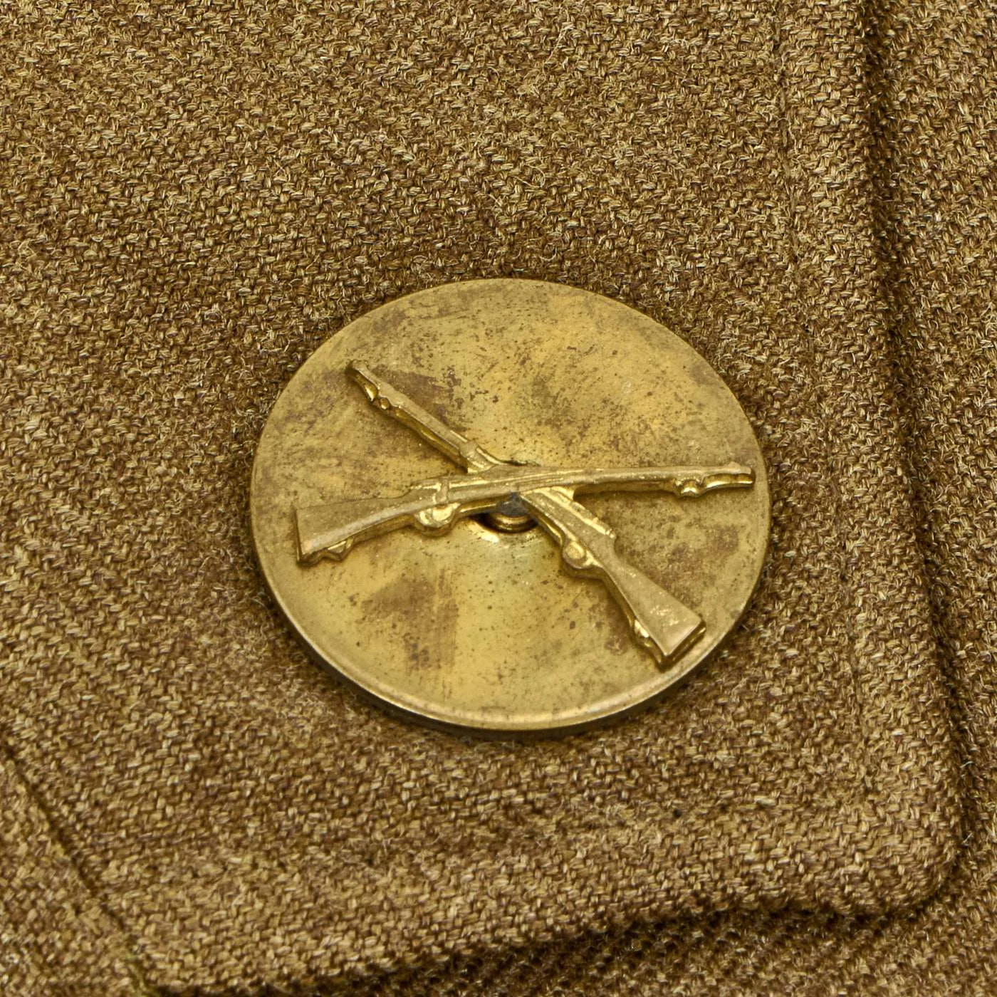 Original U.S. WWII 82nd Airborne - 1st Allied Airborne Class A Uniform Jacket with Invasion Arrowhead ETO and Purple Heart Ribbon