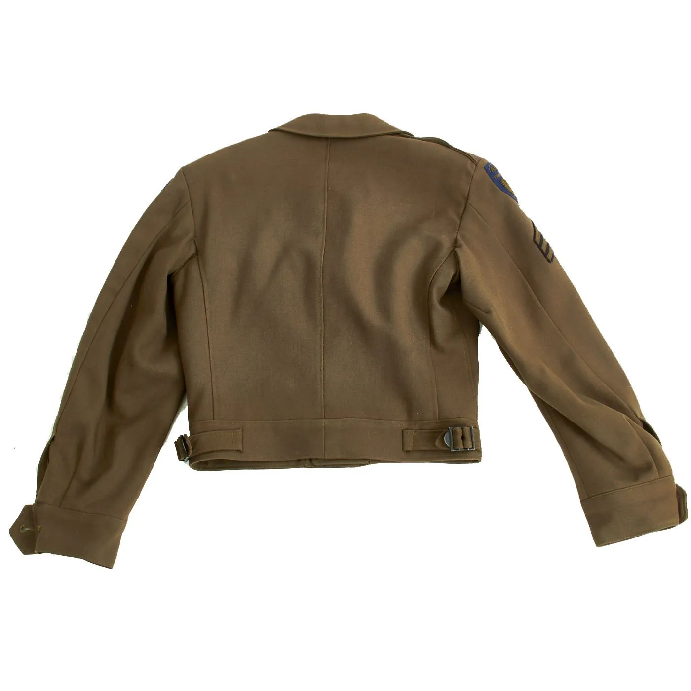Original U.S. WWII Airborne Troop Carrier Air Crewman Ike Jacket with Bullion Embroidered Patches