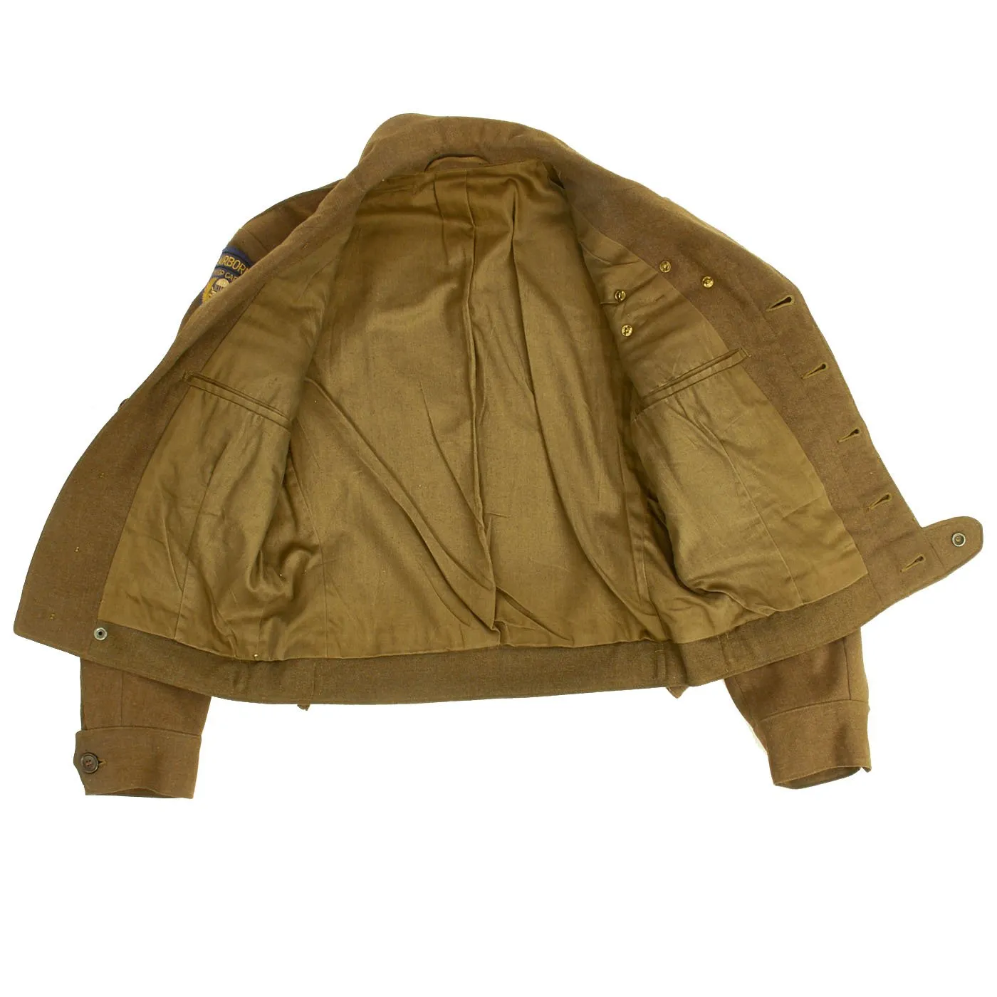 Original U.S. WWII Airborne Troop Carrier Air Crewman Ike Jacket