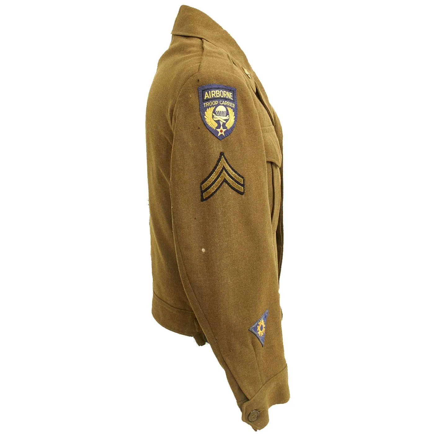 Original U.S. WWII Airborne Troop Carrier Air Crewman Ike Jacket