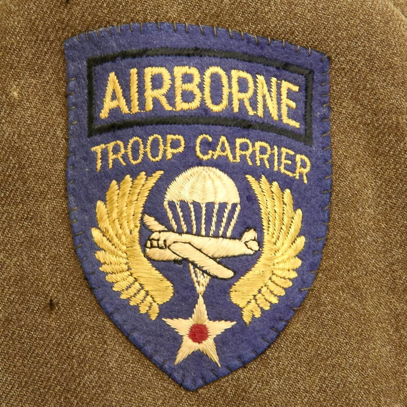 Original U.S. WWII Airborne Troop Carrier Air Crewman Ike Jacket