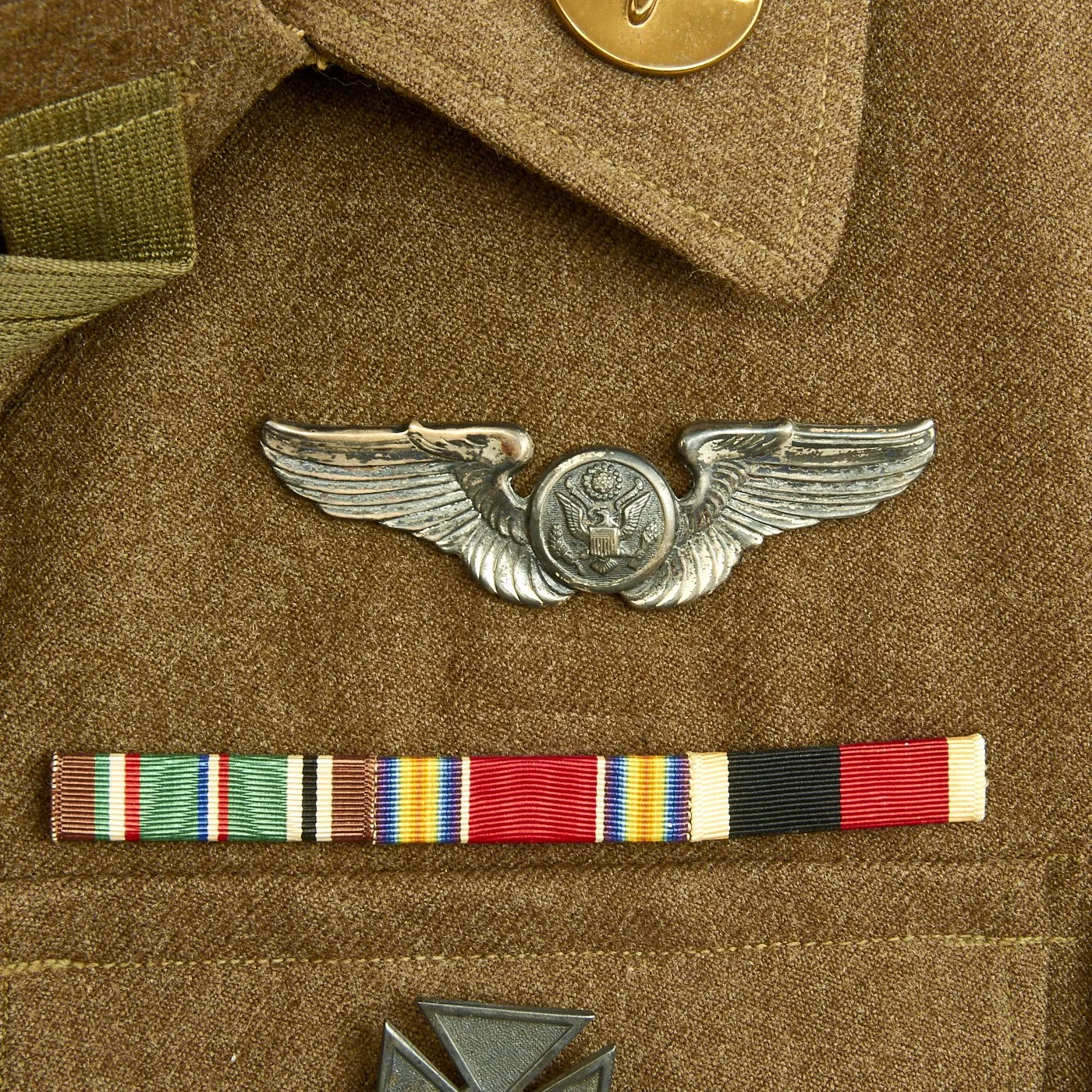 Original U.S. WWII Airborne Troop Carrier Air Crewman Ike Jacket