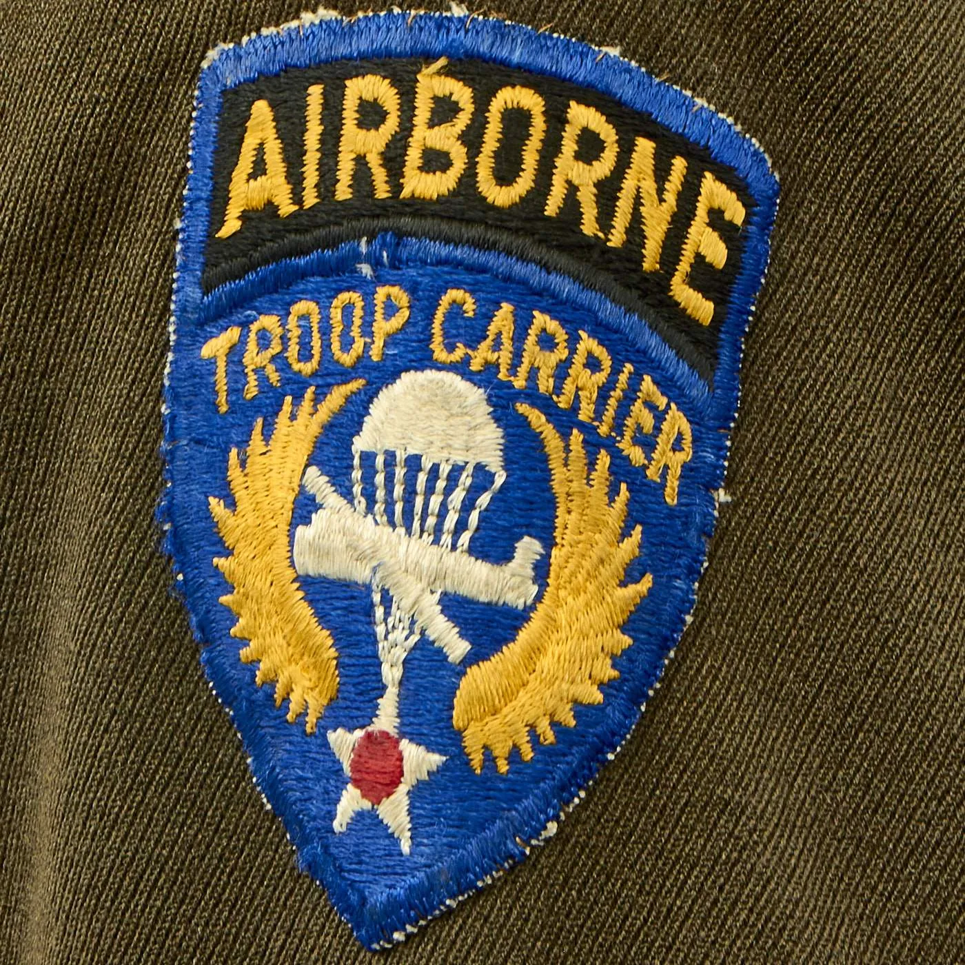 Original U.S. WWII Airborne Troop Carrier Glider Flight Officer Glider Named Class A Uniform Jacket - Dated 1944