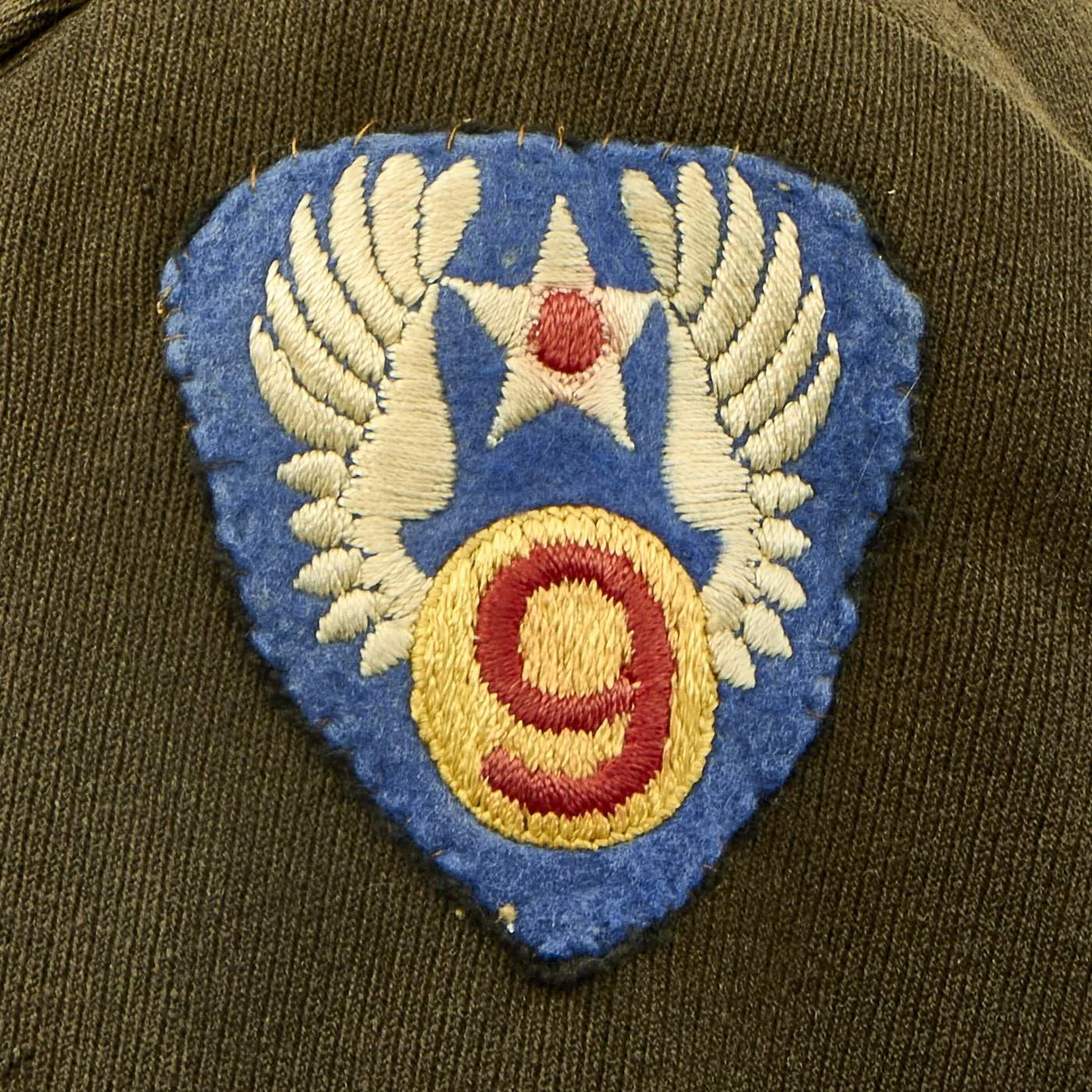 Original U.S. WWII Airborne Troop Carrier Glider Flight Officer Glider Named Class A Uniform Jacket - Dated 1944