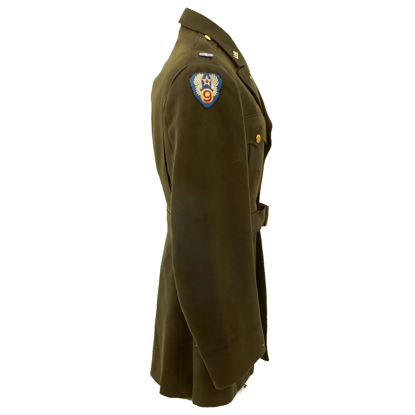 Original U.S. WWII Airborne Troop Carrier Glider Flight Officer Glider Named Class A Uniform Jacket - Dated 1944