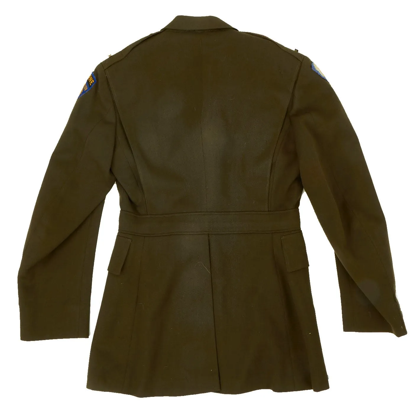 Original U.S. WWII Airborne Troop Carrier Glider Flight Officer Glider Named Class A Uniform Jacket - Dated 1944