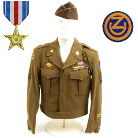 Original U.S. WWII Combat Medic 102nd Infantry Division Grouping - Silver Star Recipient