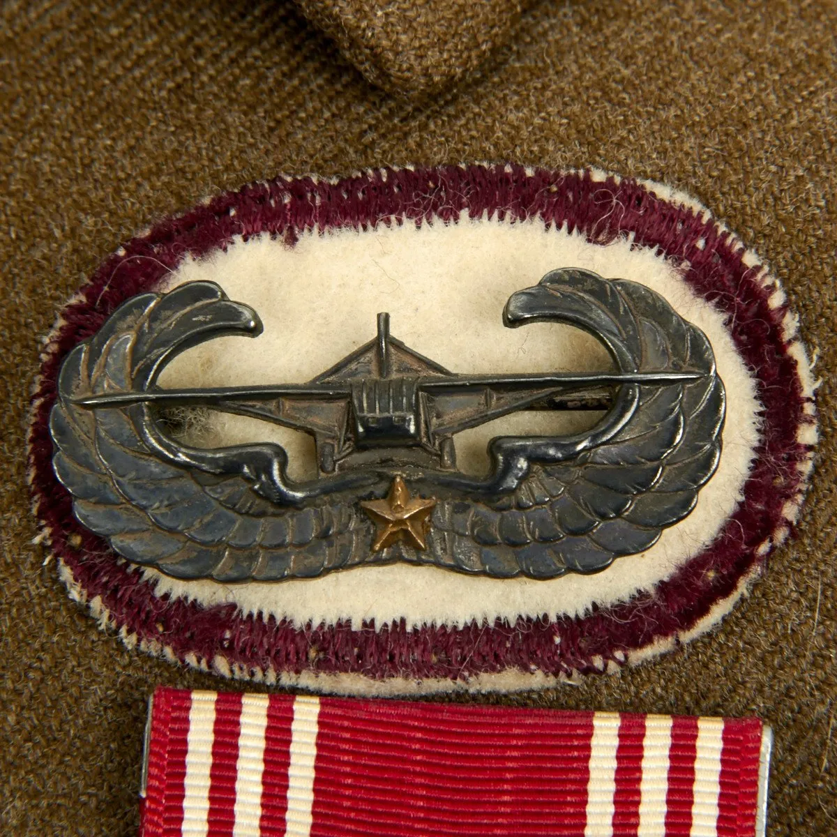 Original U.S. WWII Combat Medic 82nd Airborne Operation Market Garden Ike Jacket