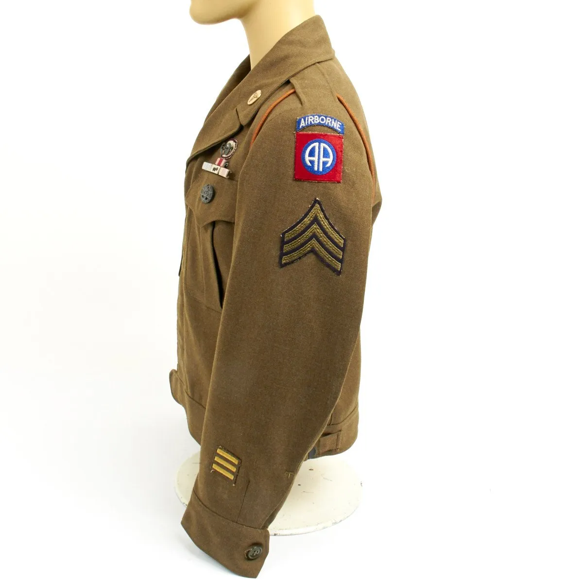 Original U.S. WWII Combat Medic 82nd Airborne Operation Market Garden Ike Jacket