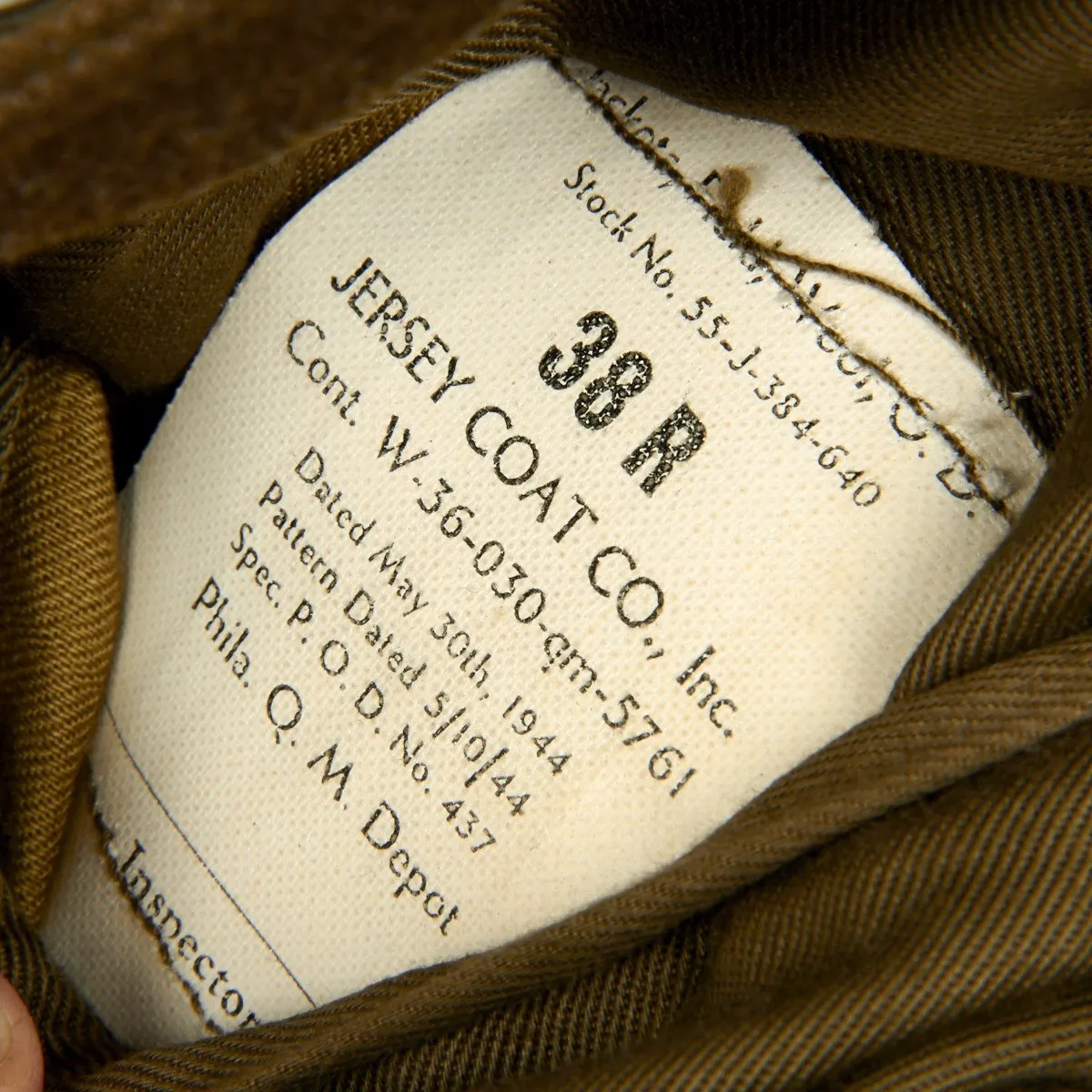 Original U.S. WWII Combat Medic 82nd Airborne Operation Market Garden Ike Jacket