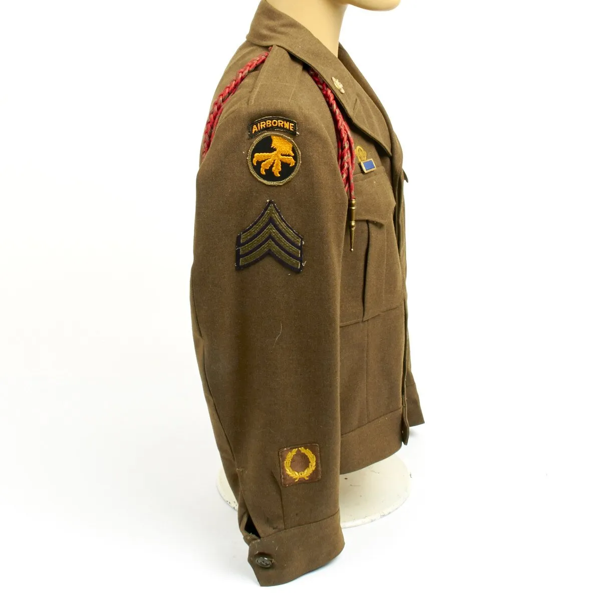 Original U.S. WWII Combat Medic 82nd Airborne Operation Market Garden Ike Jacket