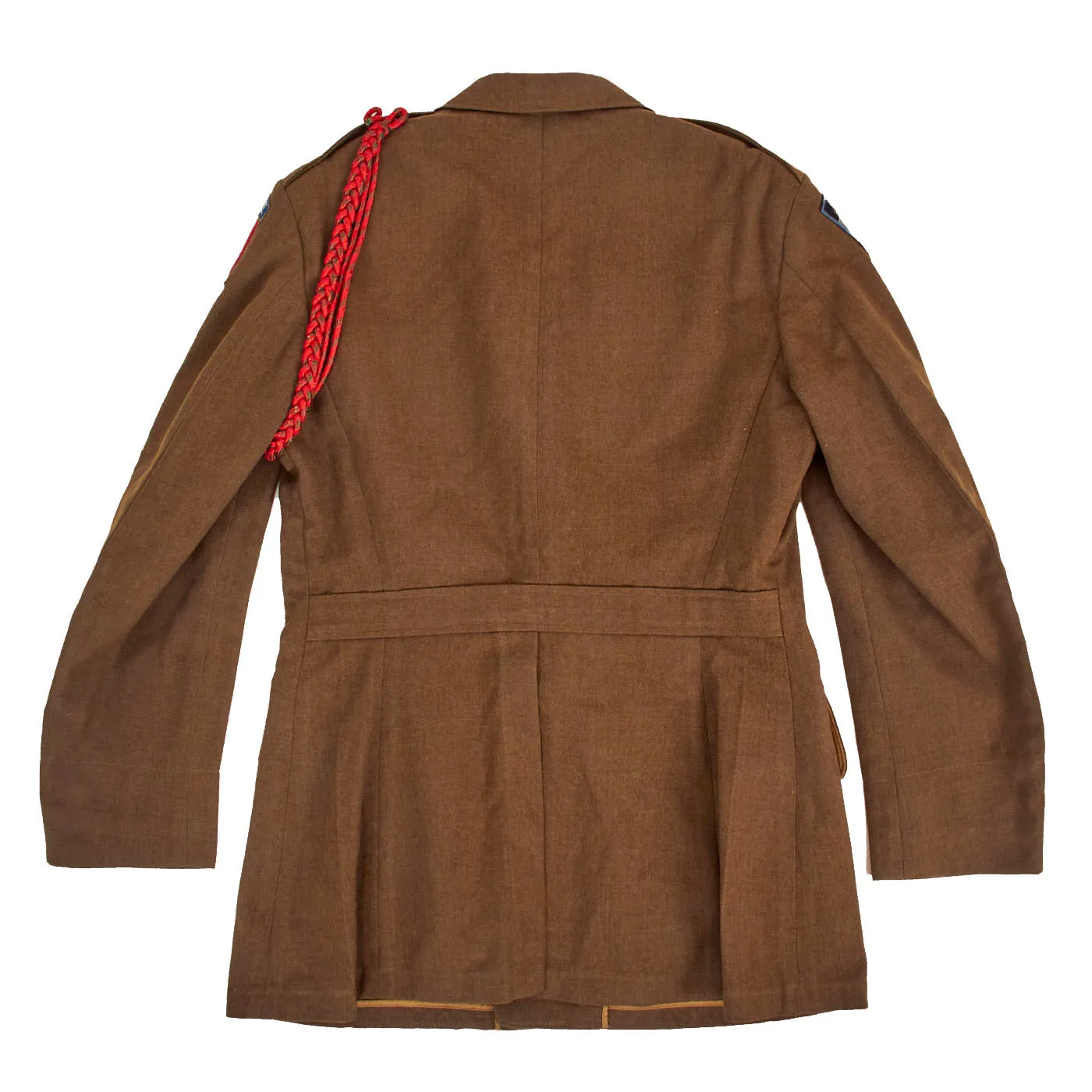 Original U.S. WWII Named 82nd Airborne , 1st Allied Airborne Class A Uniform Jacket - Pvt John W. Wachel, Wounded During Operation Market Garden