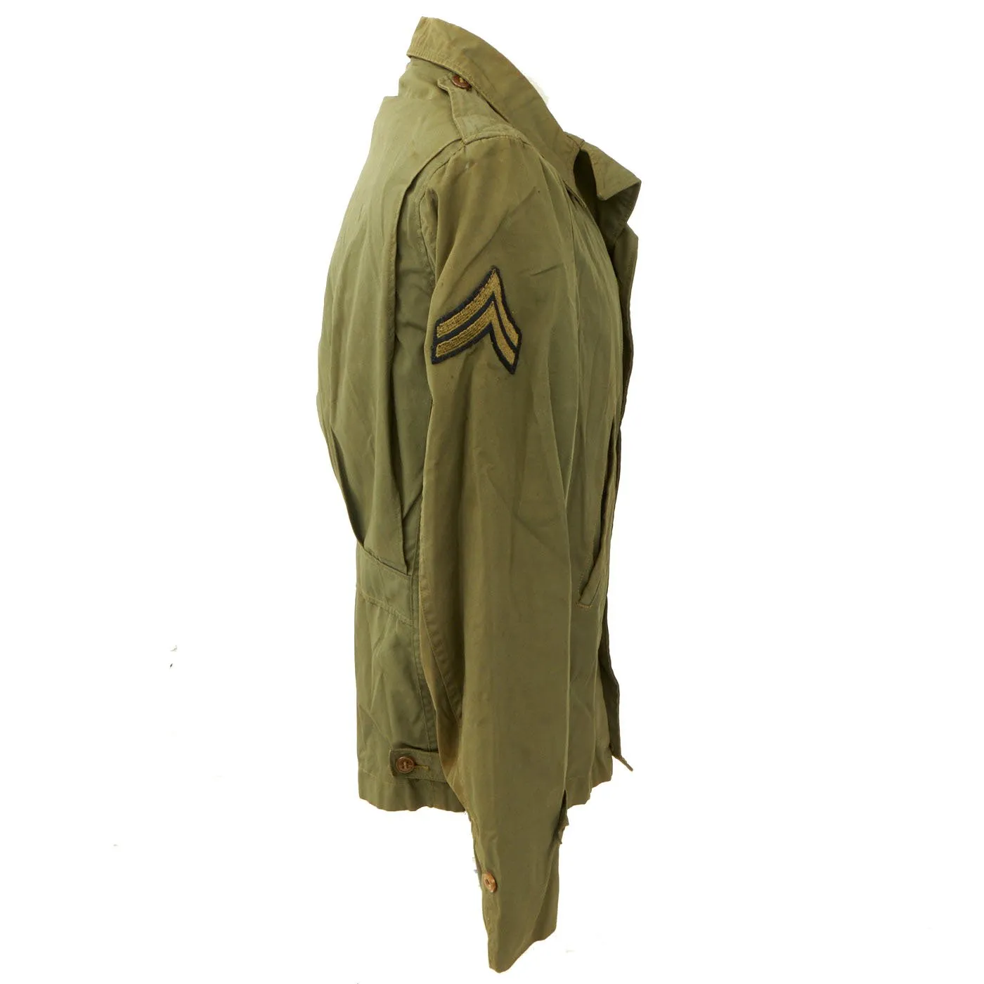 Original U.S. WWII Occupation Duty 11th Airborne Japanese Made M41 Jacket Clone with Paratroops Patch