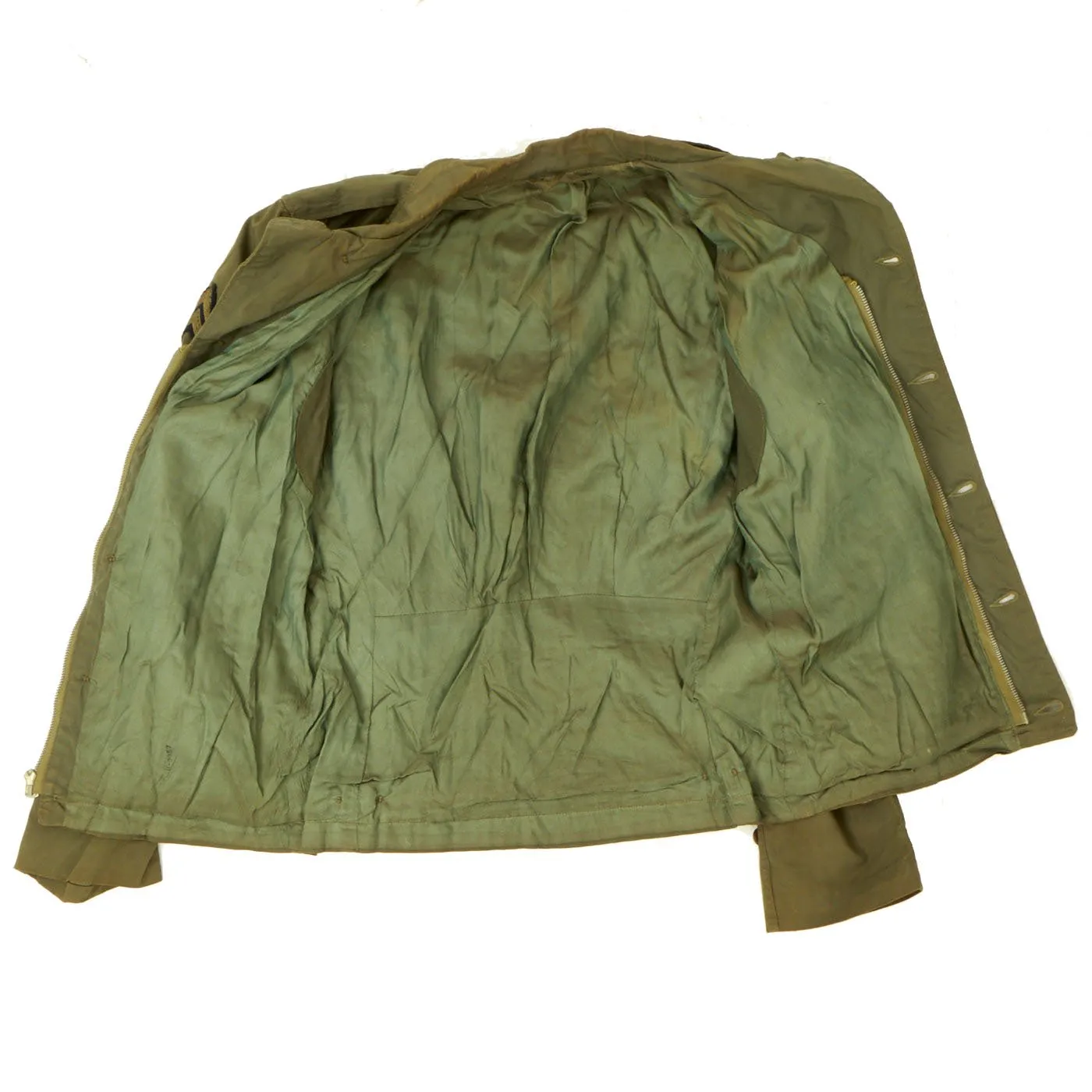 Original U.S. WWII Occupation Duty 11th Airborne Japanese Made M41 Jacket Clone with Paratroops Patch