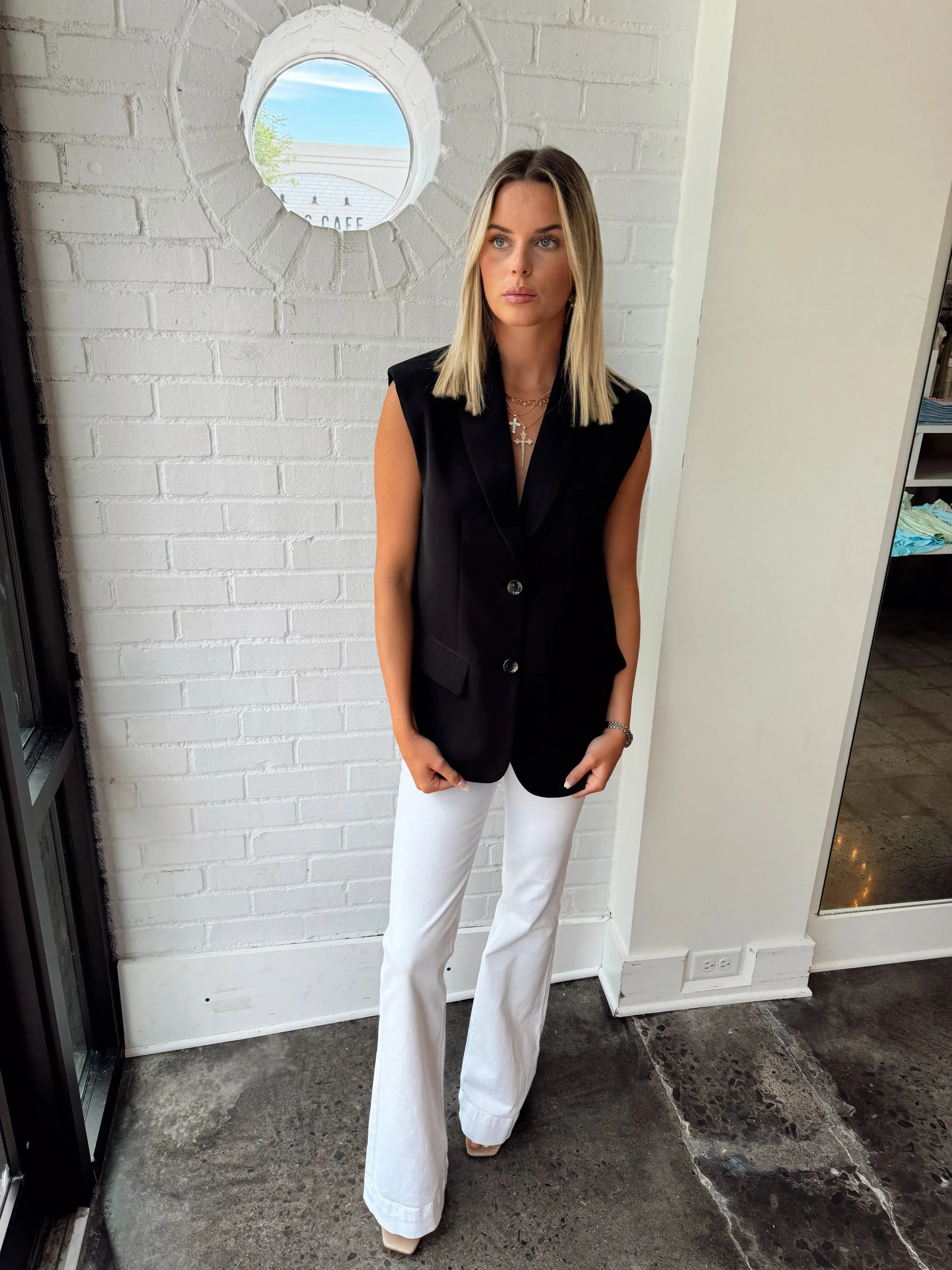 OVERSIZED BLAZER VEST