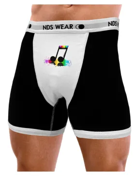 Paint Music Note Mens Boxer Brief Underwear