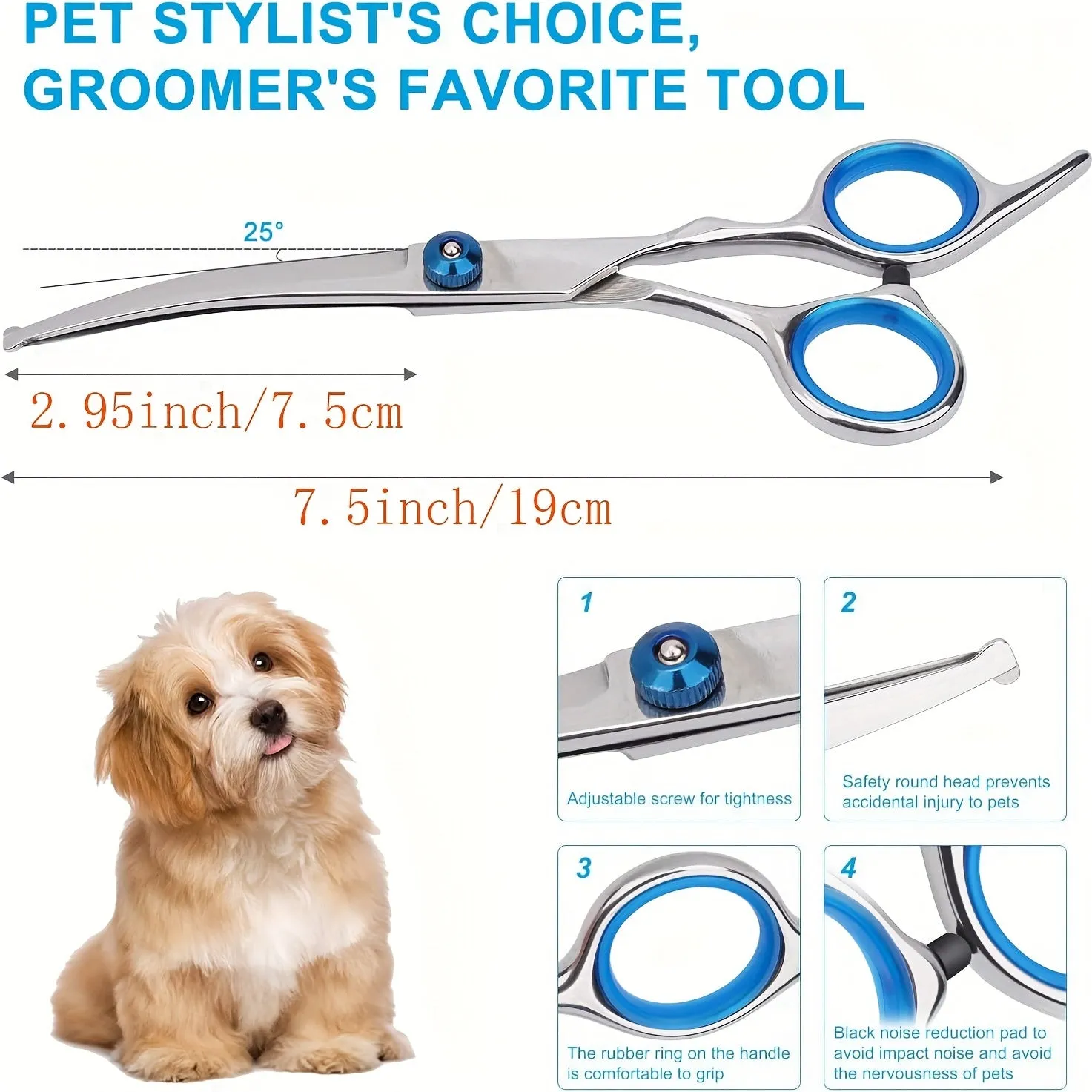 Pamper Your Pets with Premium Grooming Scissors Set