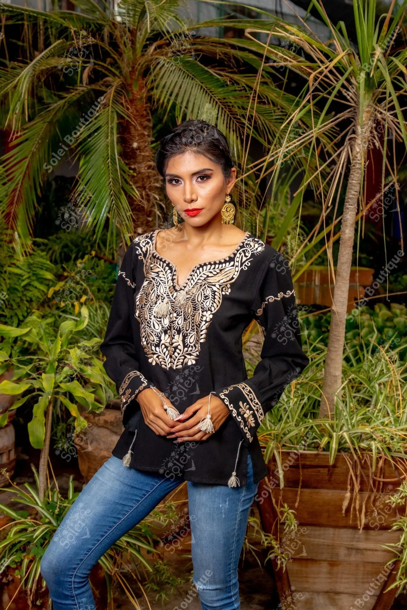 Pavo Golden Blouse