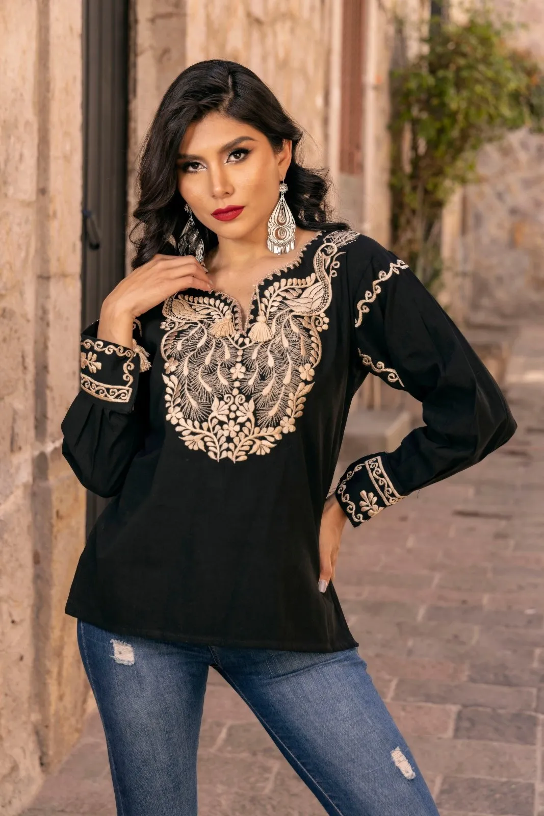 Pavo Golden Blouse