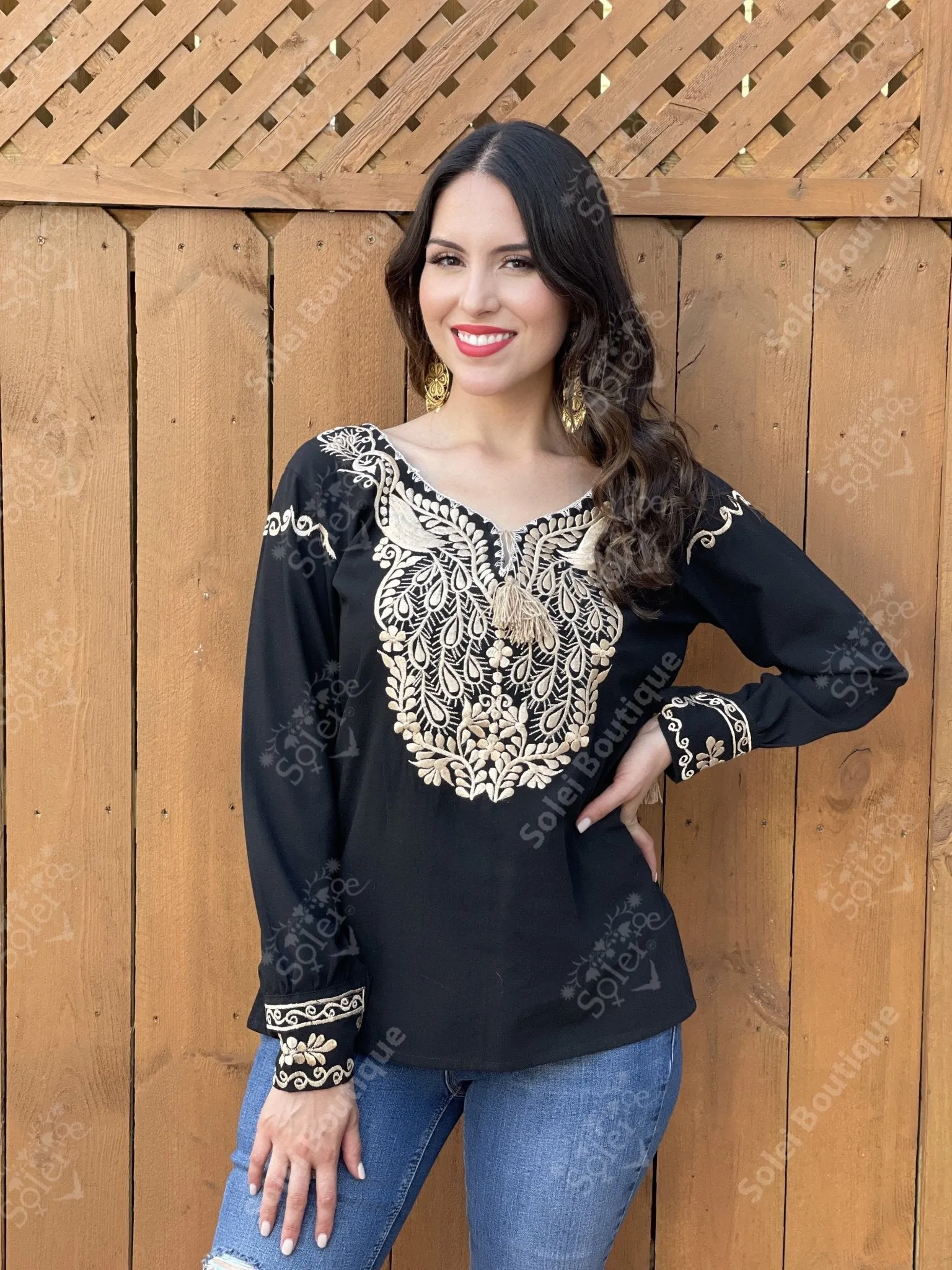 Pavo Golden Blouse