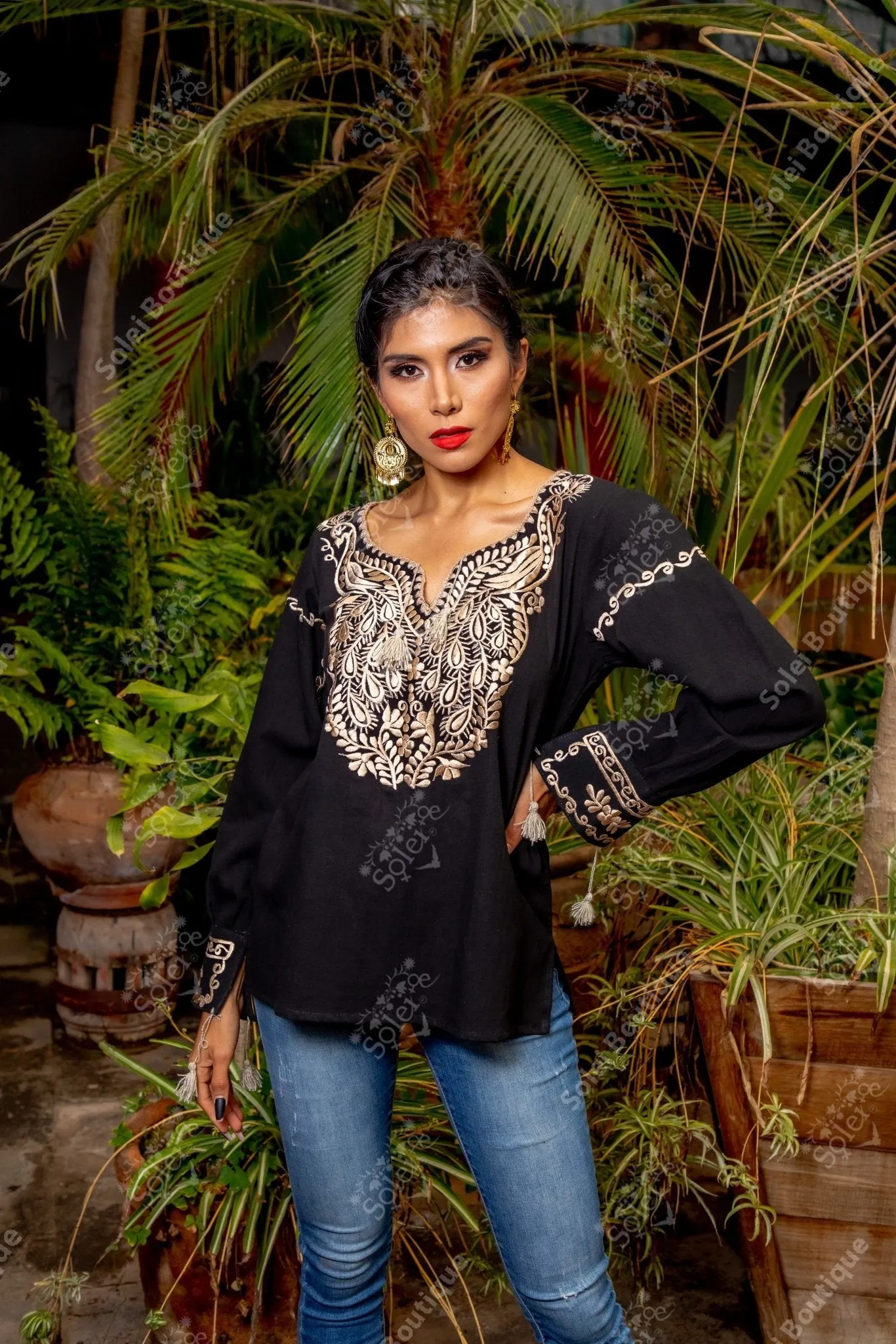 Pavo Golden Blouse