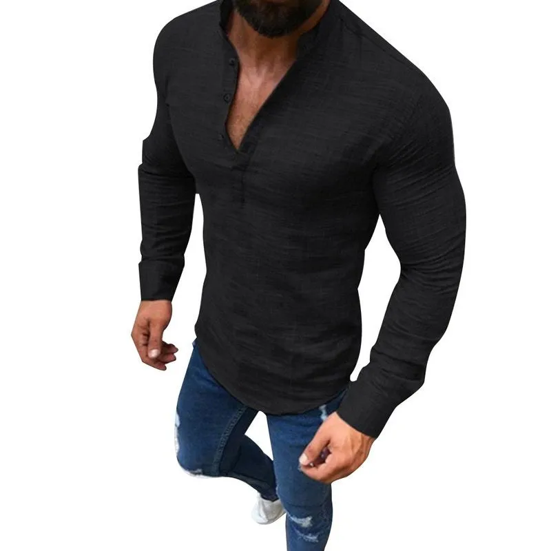 Pologize™ Casual Half Button Shirt