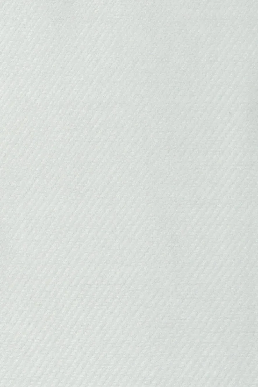 "Jamison" White Twill Spread Collar Dress Shirt