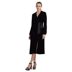 RALPH LAUREN - Velvet Long Maxi Dress wrap