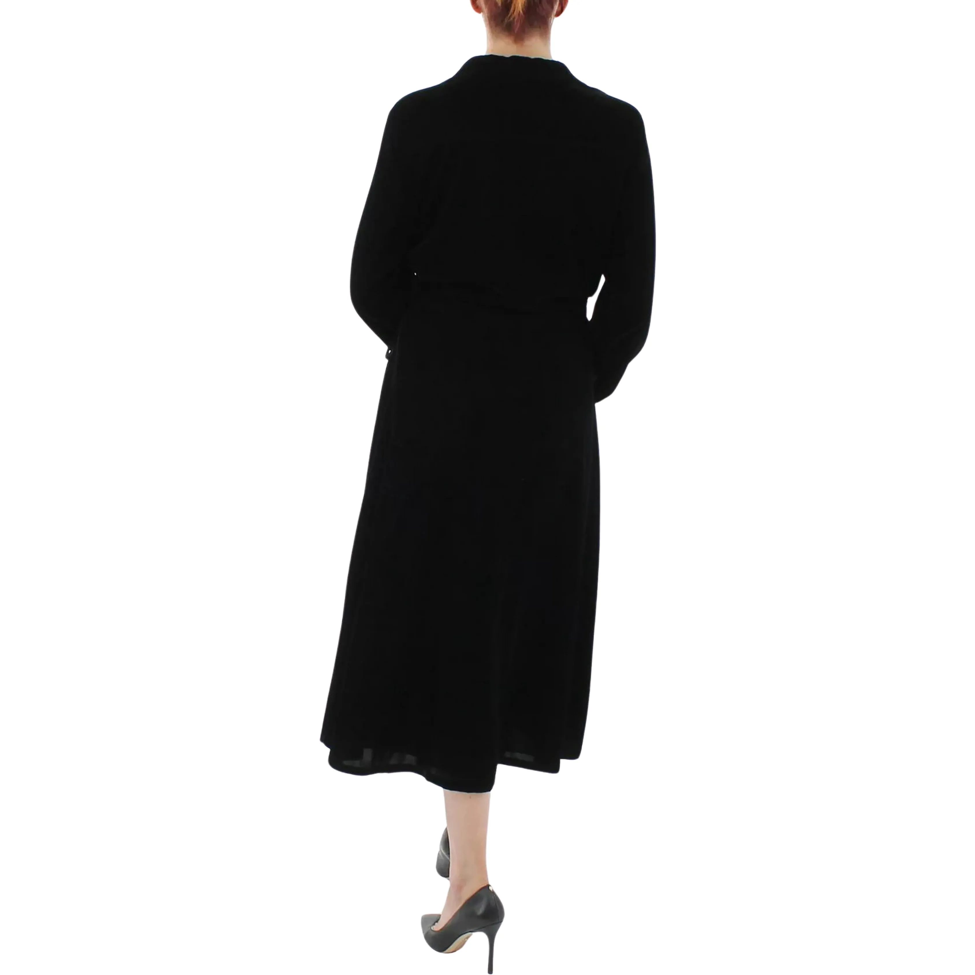 RALPH LAUREN - Velvet Long Maxi Dress wrap