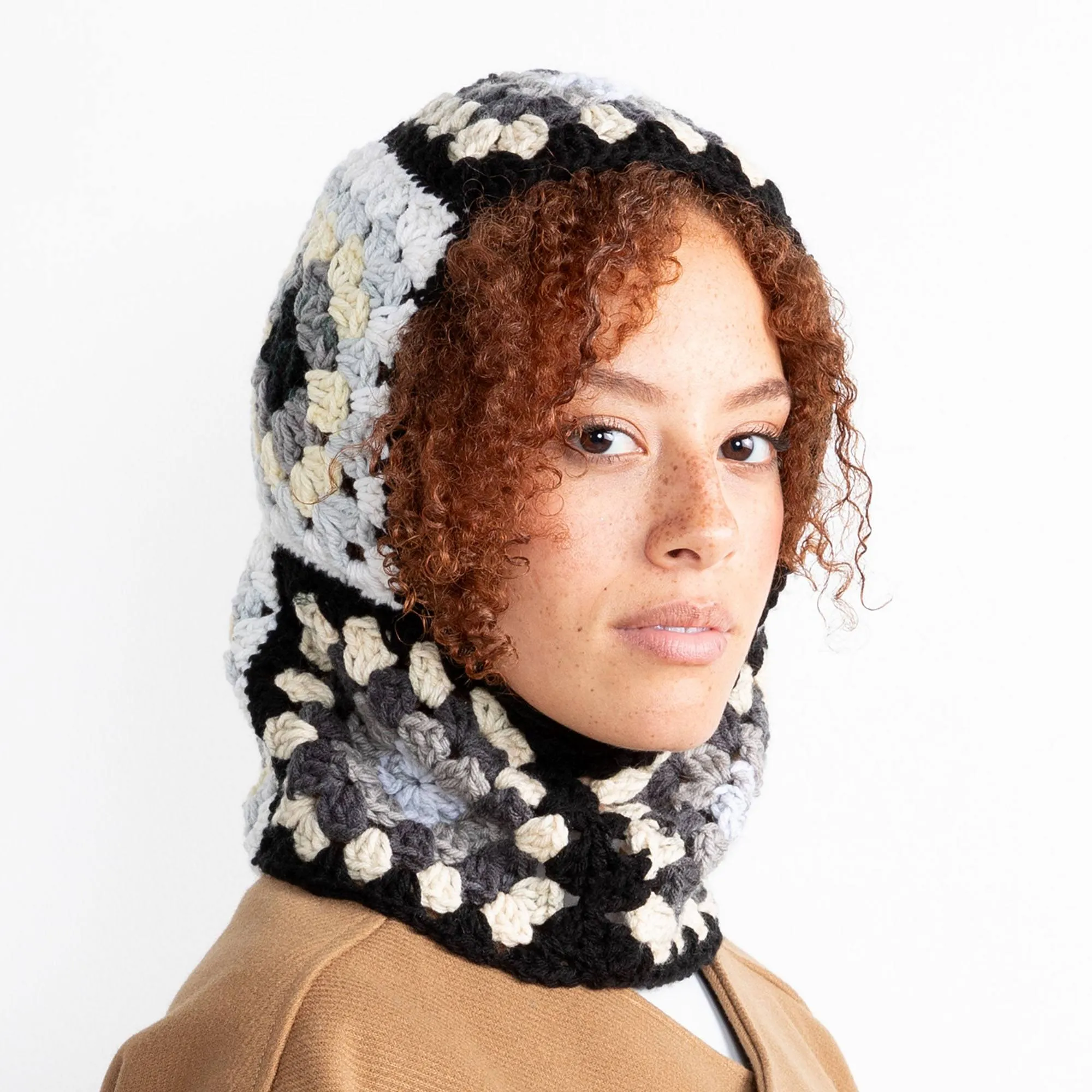 Red Heart Granny Crochet Balaclava