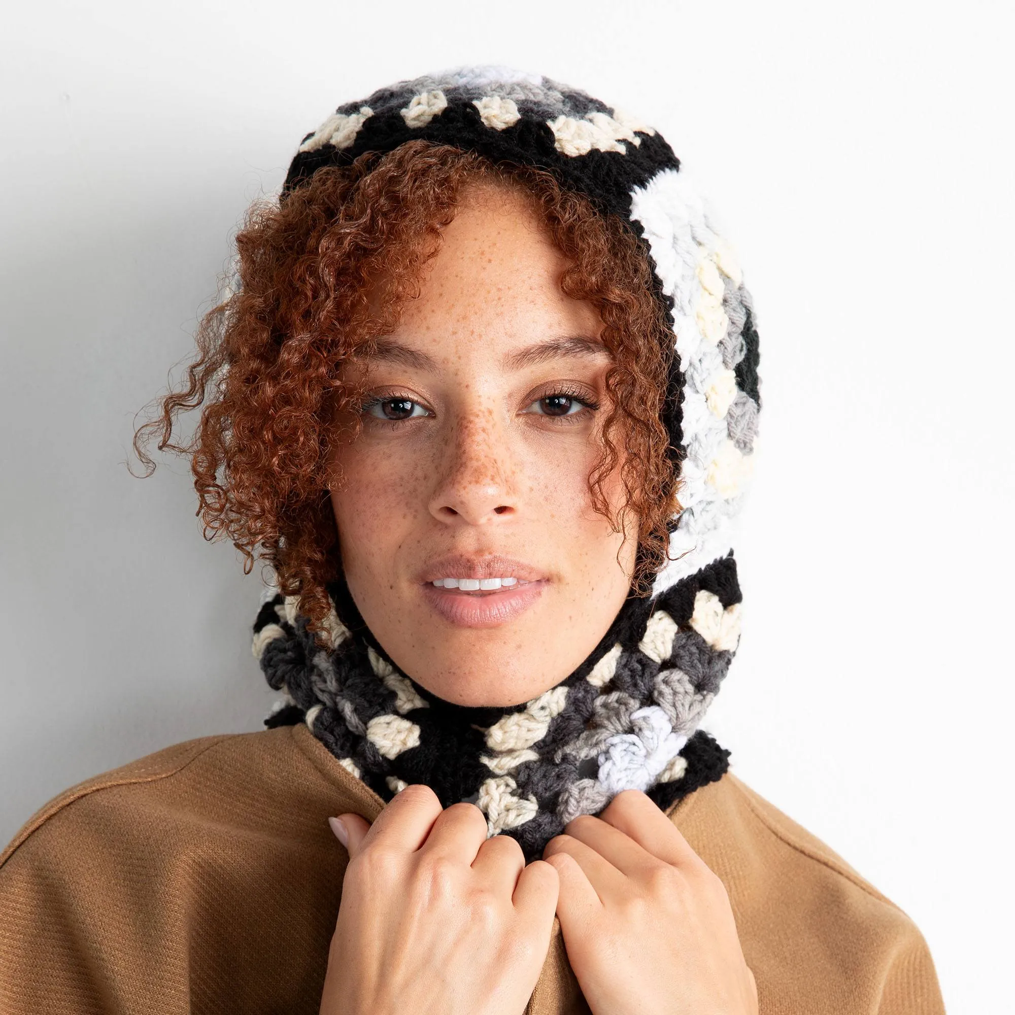 Red Heart Granny Crochet Balaclava