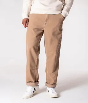 Relaxed Fit Simple Corduroy Pants