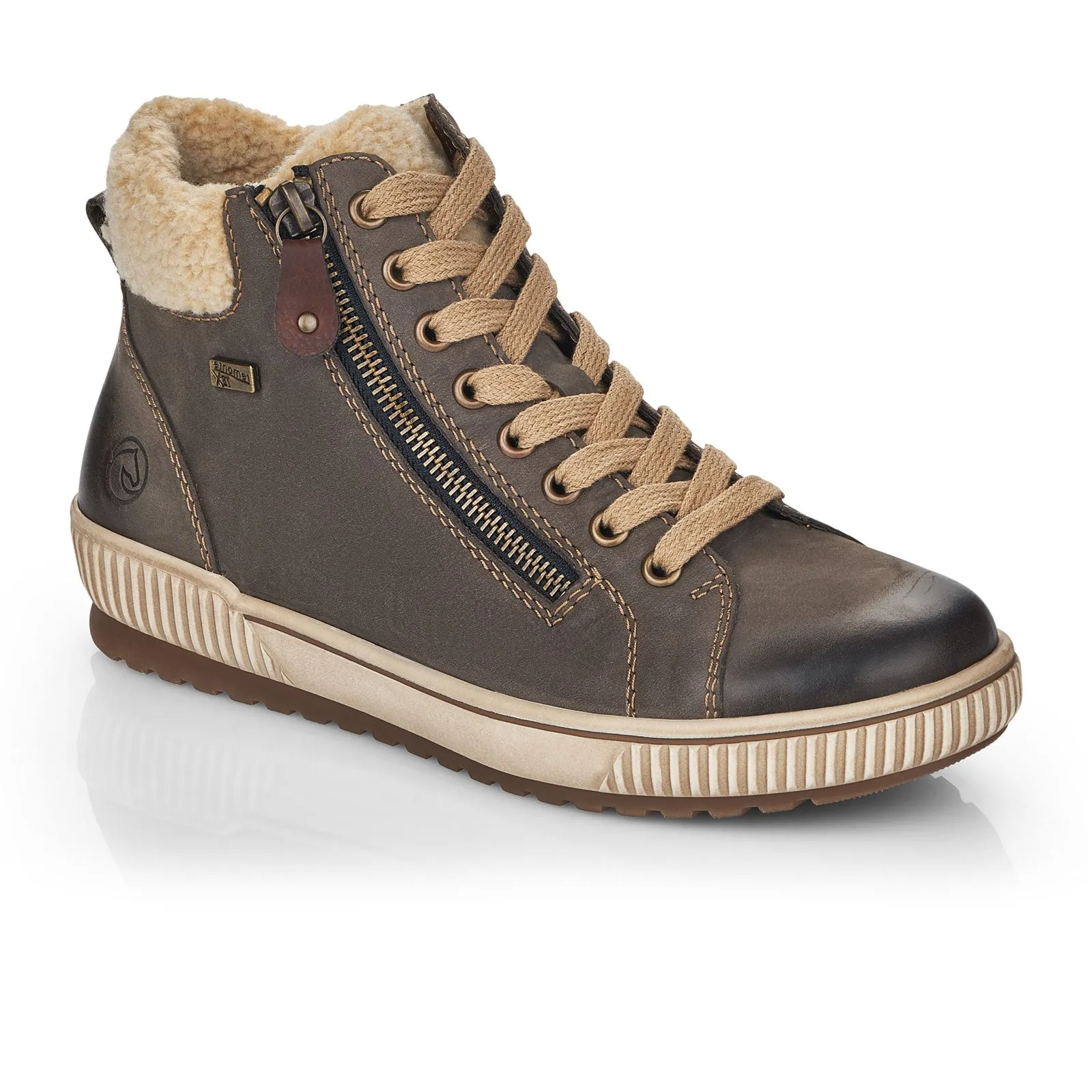 Remonte Maditta D0770-45 Ankle Boot (Women) - Smoke/Beige/Brown