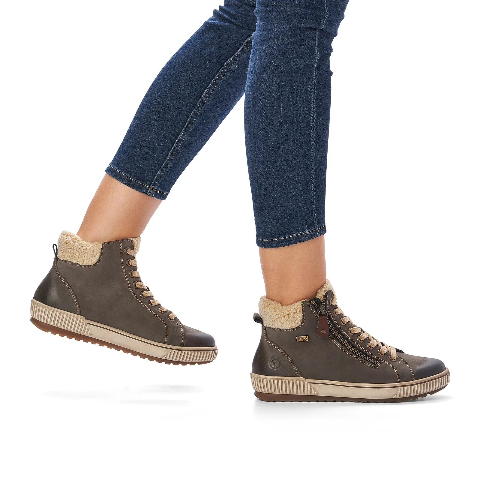 Remonte Maditta D0770-45 Ankle Boot (Women) - Smoke/Beige/Brown