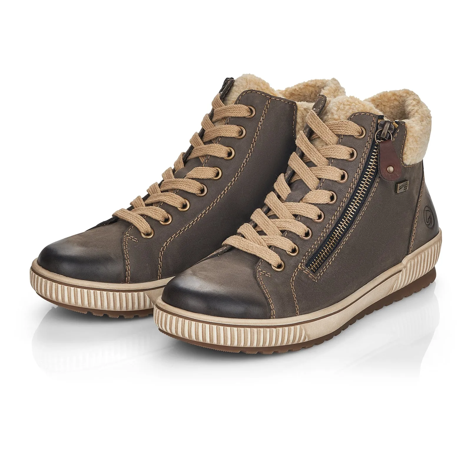 Remonte Maditta D0770-45 Ankle Boot (Women) - Smoke/Beige/Brown