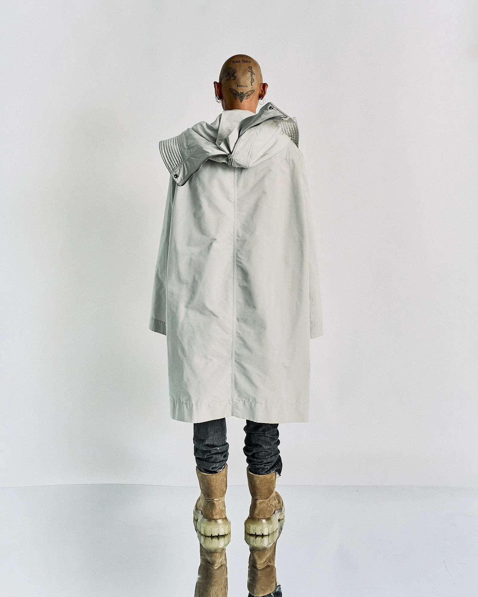 Rick Owens SS 2019 'BABEL' Glenda parka