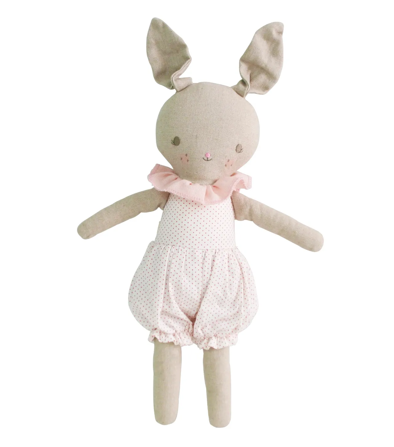 Rosie Bunny 30cm Small Pink Spot Doll