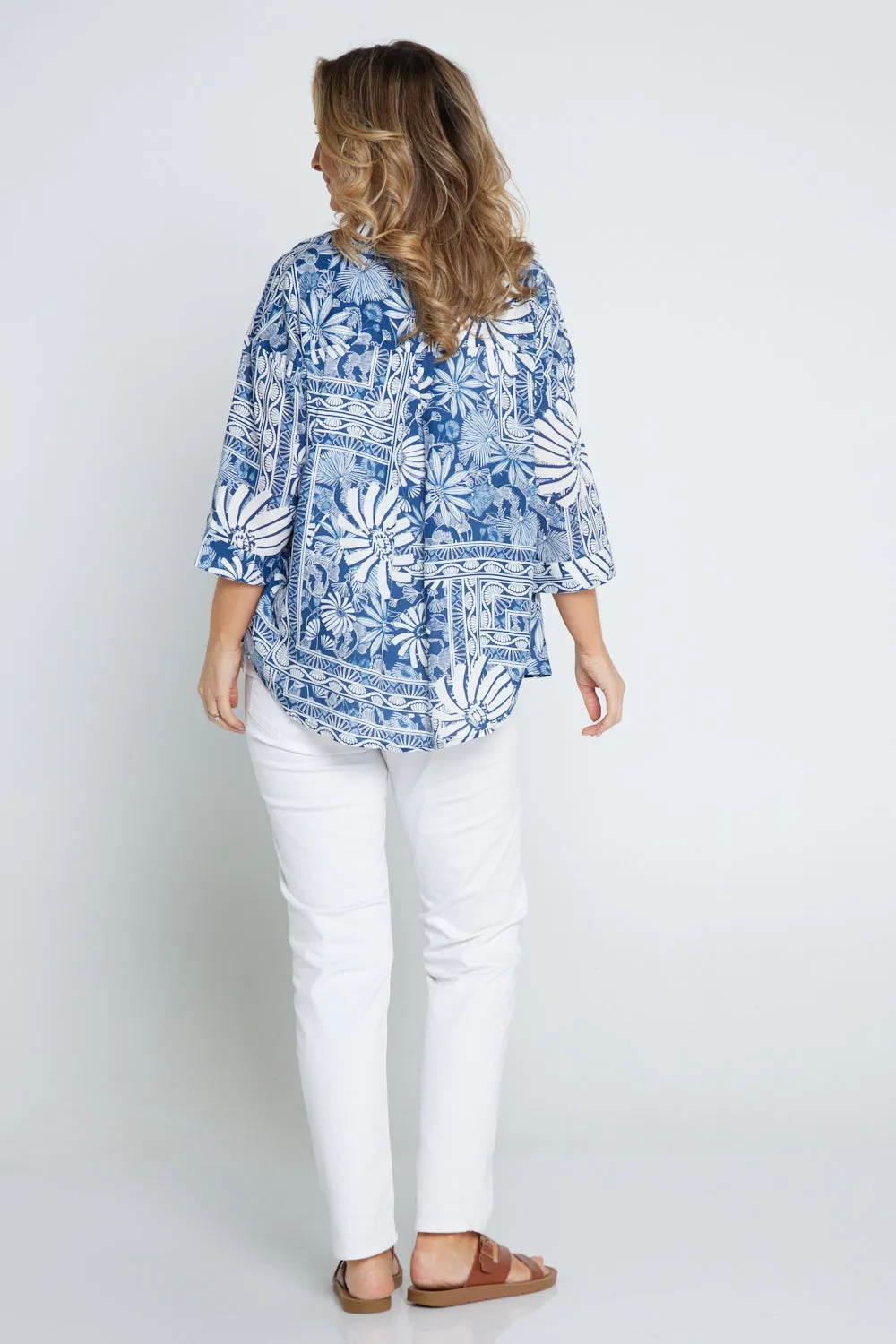 Saskia Shirt - Seaside Floral