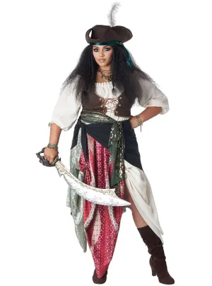 Sassy Pirate Womens Plus Size Costume Sassy Pirate Womens Plus Size Costume