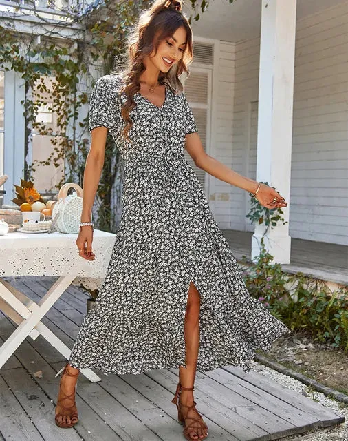Sasy | Vintage Floral Dress