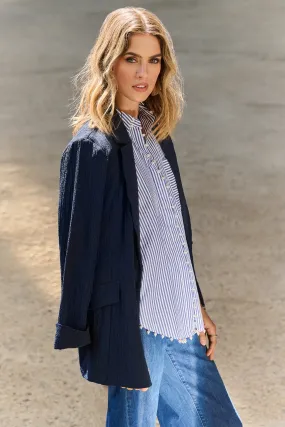 SEERSUCKER BLAZER