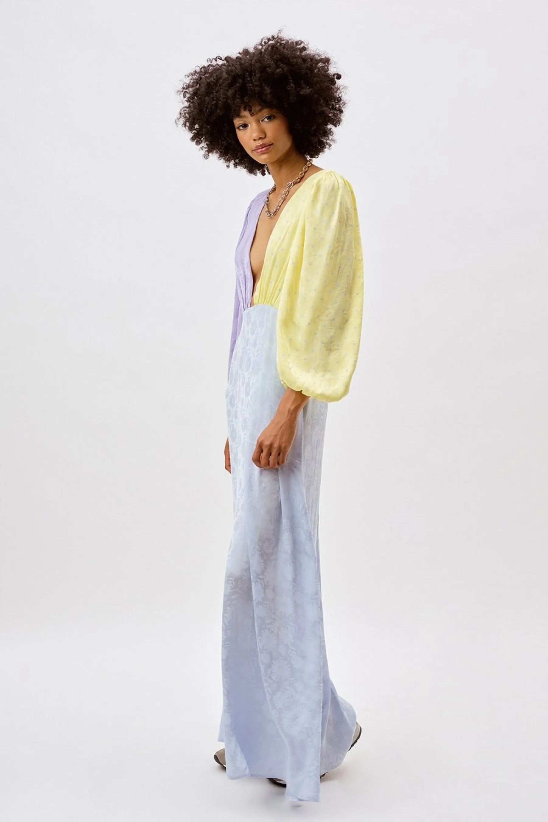 Sky Blue Arabella Midi Dress