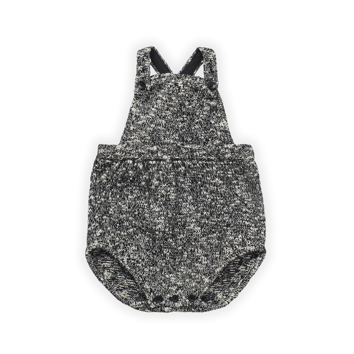 Sproet & Sprout Salopette Romper | Melee Black
