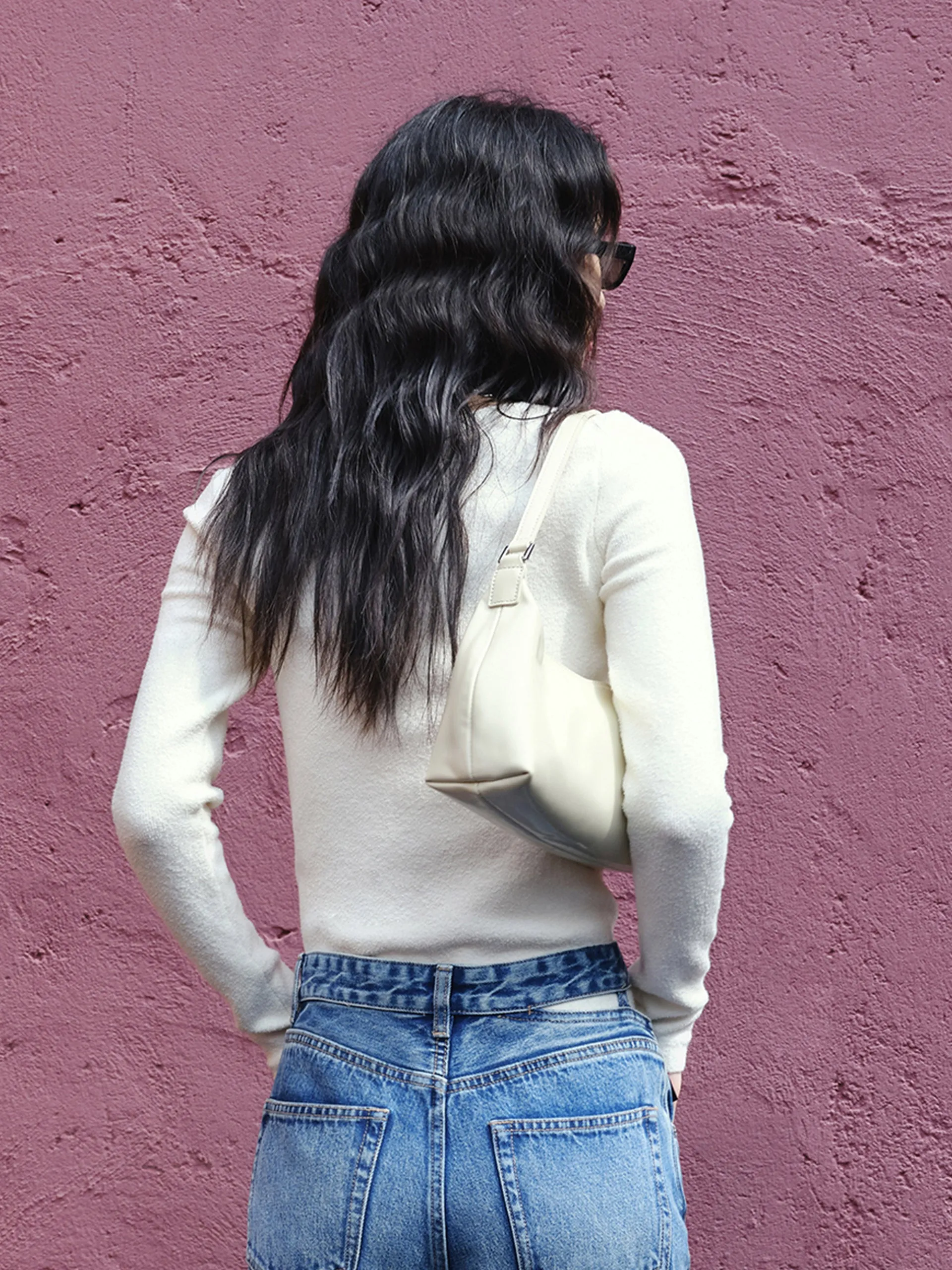 Square Neck Slim Fit Knit Top