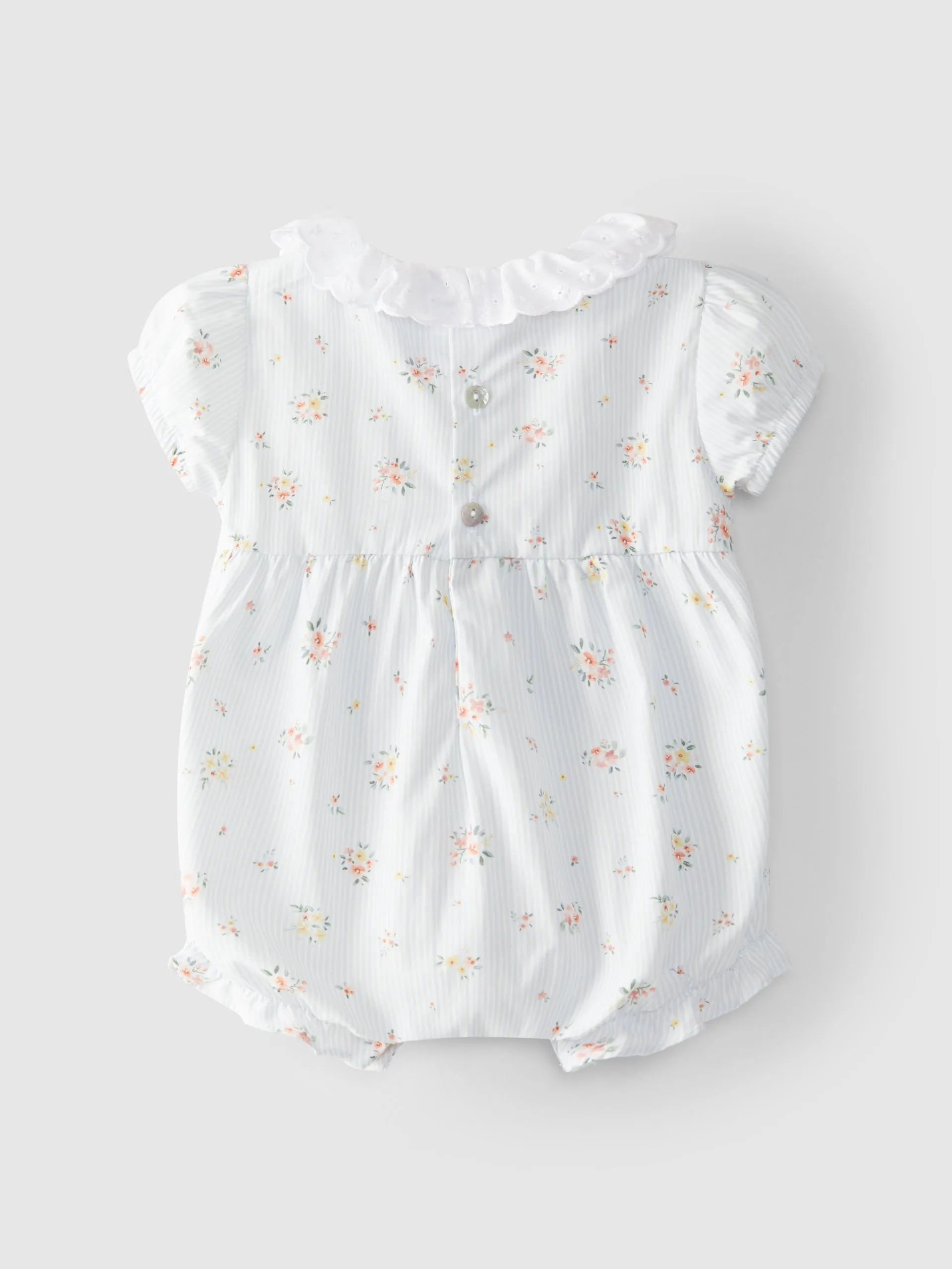 SS23 Laranjinha Baby Girls Floral Romper V3421