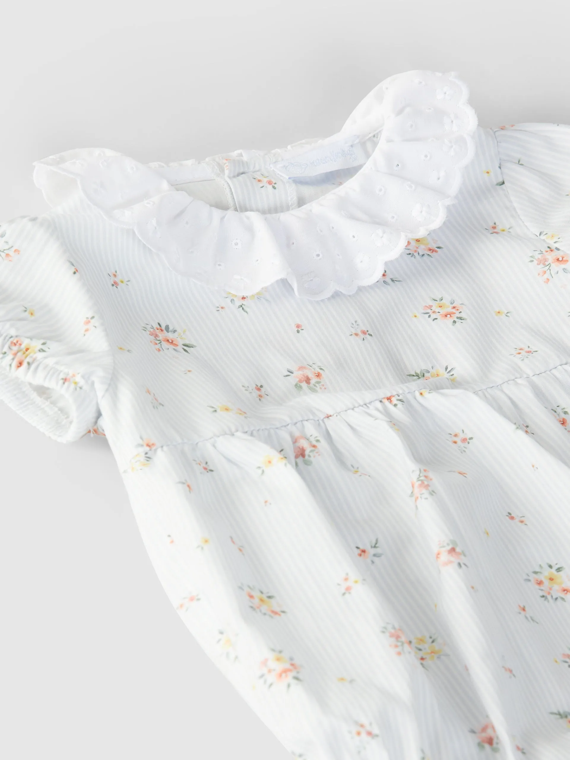 SS23 Laranjinha Baby Girls Floral Romper V3421